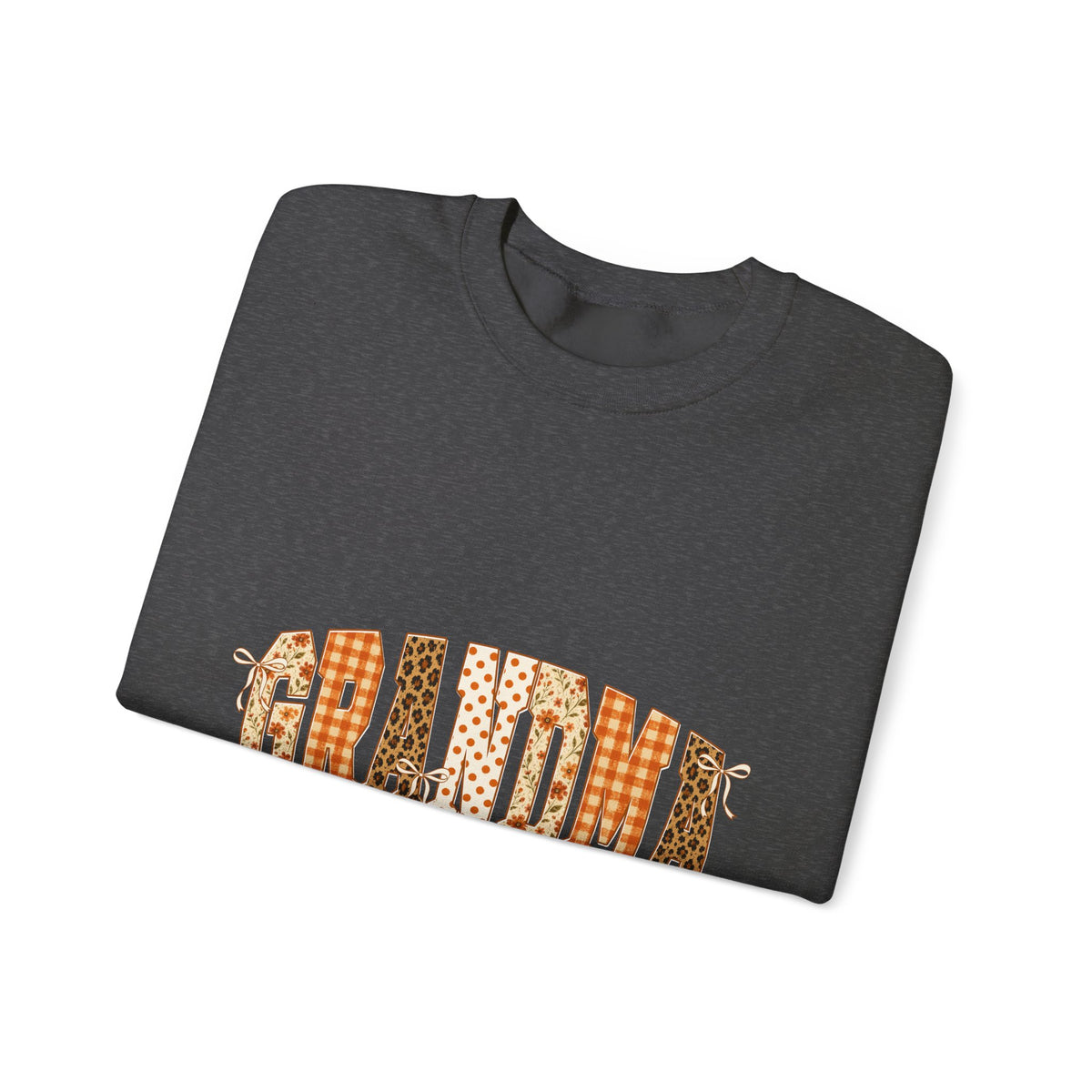 Grandma Plaid Fall Crewneck Sweatshirt