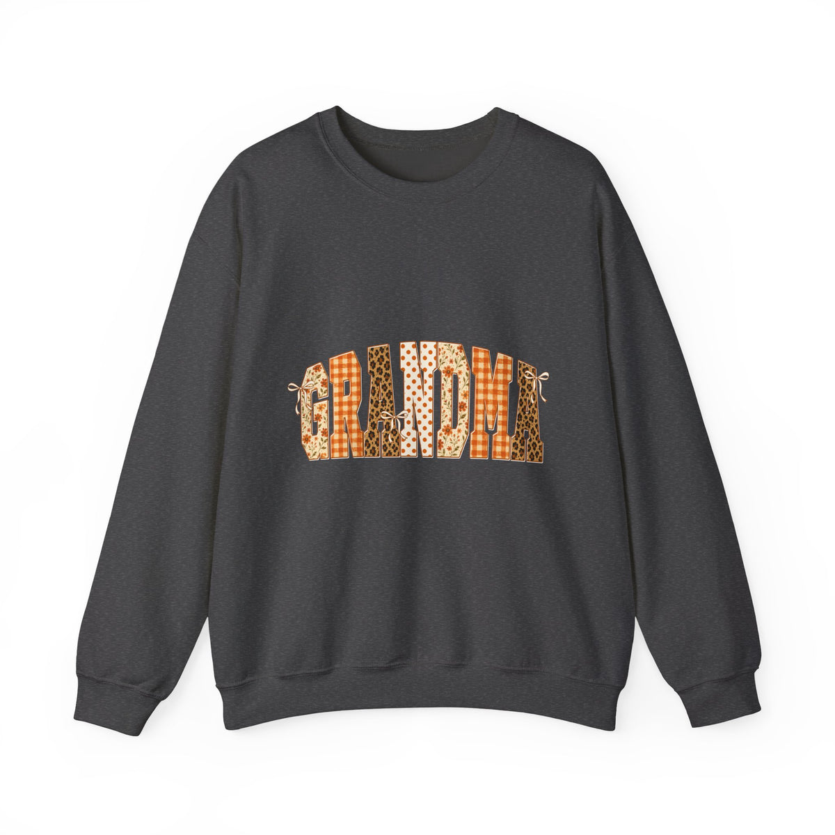 Grandma Plaid Fall Crewneck Sweatshirt
