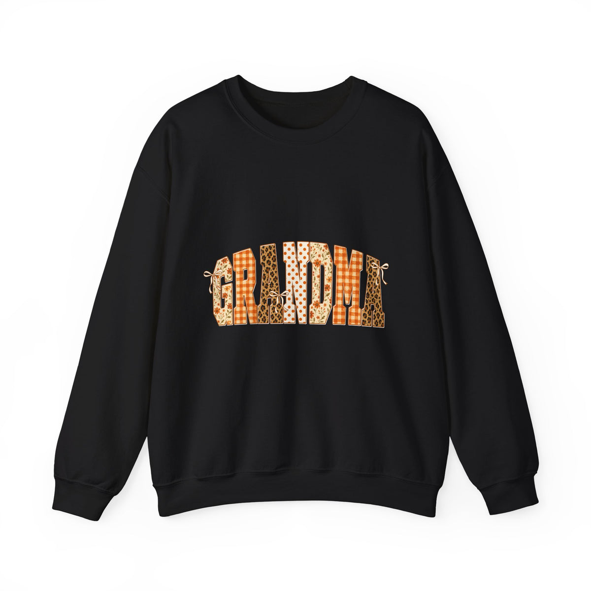 Grandma Plaid Fall Crewneck Sweatshirt