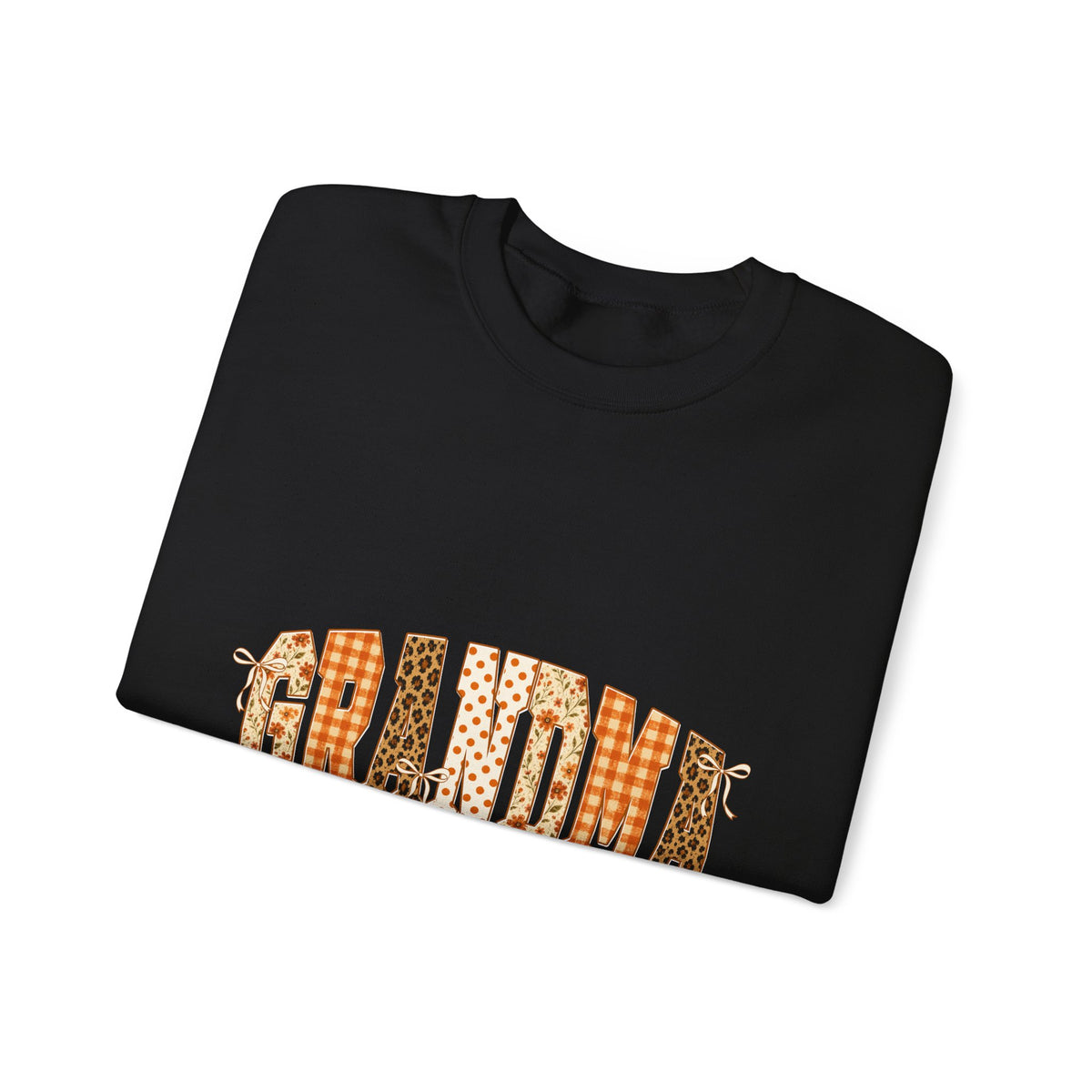 Grandma Plaid Fall Crewneck Sweatshirt