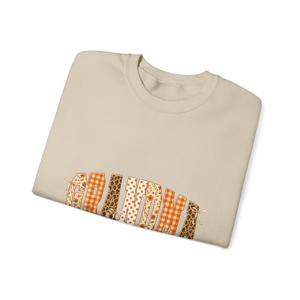 Grandma Plaid Fall Crewneck Sweatshirt